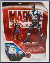 Goliath vs. Thor from Marvel Universe - Fury Files - Exclusives manufactured by Hasbro [Back]