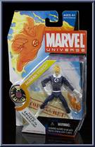 Human Torch (Dark Blue / White) from Marvel Universe - Fury Files - Wave  1 manufactured by Hasbro [Front]