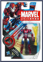 Iron Patriot (Masked) from Marvel Universe - Fury Files - Wave  9 manufactured by Hasbro [Front]
