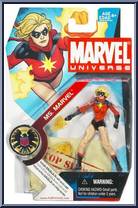 Ms. Marvel (Classic) from Marvel Universe - Fury Files - Wave  3 manufactured by Hasbro [Front]
