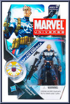 Steve Rogers (Captain America) from Marvel Universe - Fury Files - Wave 15 manufactured by Hasbro [Front]