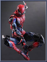 Spider-Man (Red / Blue) from Marvel Universe - Basic Series manufactured by Play Arts Kai [Loose]