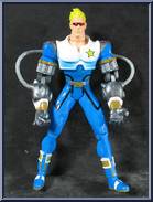 Venom vs. Captain Commando from Marvel vs Capcom - Basic Series manufactured by Toy Biz [Commando]