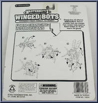 Wasp from Masterbotix - Winged-Bots manufactured by Trendmasters [Back]