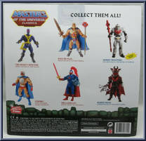 End of Wars Weapons Pak from Masters of the Universe - Classics - Accessories manufactured by Mattel [Back]