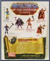 Faceless One from Masters of the Universe - Classics - Basic Series manufactured by Mattel [Back]