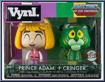 Prince Adam + Cringer from Masters of the Universe - Vinyl manufactured by Funko [Front]