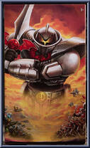 Horde Trooper (Oversized) from Masters of the Universe - Masterverse - New Eternia manufactured by Mattel [Back]