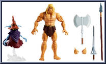 Savage He-Man / Orko from Masters of the Universe - Masterverse - Revelation - Deluxe manufactured by Mattel [Loose]