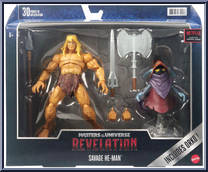 Savage He-Man / Orko from Masters of the Universe - Masterverse - Revelation - Deluxe manufactured by Mattel [Front]