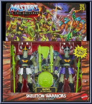 Skeleton Warriors from Masters of the Universe - Origins - Box Sets manufactured by Mattel [Front]