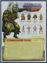 Commander Karg from Masters of the Universe - Classics manufactured by Super7 [Back]