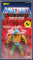 Man-At-Arms from Masters of the Universe - Vintage manufactured by Super7 [Front]