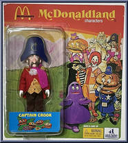 Captain Crook (Pink Scarf) from McDonaldland - Carded manufactured by Huckleberry Toys [Front]
