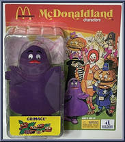 Grimace from McDonaldland - Carded manufactured by Huckleberry Toys [Front]