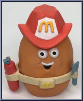 Sparky McNugget from McDonald's - McNugget Buddies manufactured by Hasbro [Loose]