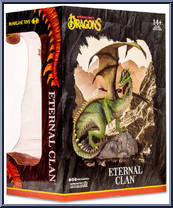 Eternal Clan (Series 8) (Gold Label) from McFarlane's Dragons - 2023 Series manufactured by McFarlane [Back]