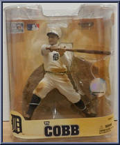 Ty Cobb (White Jersey) from McFarlane's Sports Picks - Cooperstown - Series 5 manufactured by McFarlane [Front]