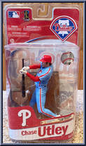 Chase Utley (Blue Jersey) from McFarlane's Sports Picks - MLB - Series 27 manufactured by McFarlane [Front]