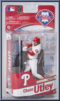 Chase Utley (White Jersey) from McFarlane's Sports Picks - MLB - Series 27 manufactured by McFarlane [Front]