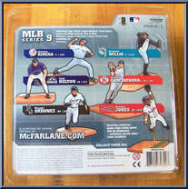 Dontrelle Willis (Black Jersey) from McFarlane's Sports Picks - MLB - Series  9 manufactured by McFarlane [Back]