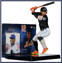 Francisco Lindor (New York Mets) (Platinum Edition) from McFarlane's Sports Picks - MLB - Legacy Series manufactured by McFarlane [Loose]