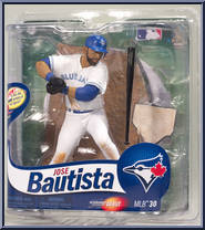 Jose Bautista (White Jersey) from McFarlane's Sports Picks - MLB - Series 30 manufactured by McFarlane [Front]