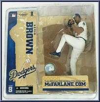 Kevin Brown (White Jersey) from McFarlane's Sports Picks - MLB - Series  8 manufactured by McFarlane [Front]