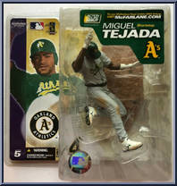 Miguel Tejada (Gray Jersey) from McFarlane's Sports Picks - MLB - Series  5 manufactured by McFarlane [Front]