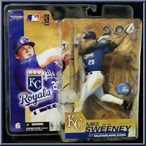 Mike Sweeney (Blue Jersey) from McFarlane's Sports Picks - MLB - Series  6 manufactured by McFarlane [Front]