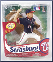 Stephen Strasburg (Blue Jersey) from McFarlane's Sports Picks - MLB - Series 31 manufactured by McFarlane [Front]
