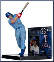 Wyatt Langford (Texas Rangers) (Platinum Edition) from McFarlane's Sports Picks - MLB - Legacy Series manufactured by McFarlane [Loose]