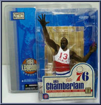 Wilt Chamberlain (Red / White Uniform) from McFarlane's Sports Picks - NBA - NBA Legends - Series 1 manufactured by McFarlane [Front]