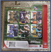 Brian Urlacher (Chicago Bears) from McFarlane's Sports Picks - NFL - Series  2 manufactured by McFarlane [Back]