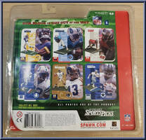Emmitt Smith (Dallas Cowboys) from McFarlane's Sports Picks - NFL - Series  1 manufactured by McFarlane [Back]