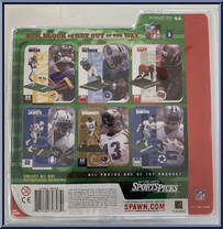 Randy Moss (Minnesota Vikings) from McFarlane's Sports Picks - NFL - Series  1 manufactured by McFarlane [Back]