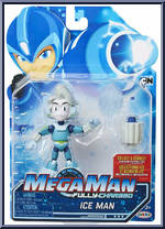 Ice Man from MegaMan Fully Charged - Basic Series manufactured by Jakks Pacific [Front]