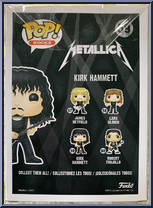 Kirk Hammett from Metallica - Pop! Vinyl Figures manufactured by Funko [Back]