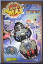 Trapped by Arachnoid from Mighty Max - Doom Zones manufactured by Blue Bird [Front]