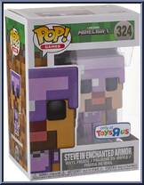 Steve In Enchanted Armor from Minecraft - Pop! Vinyl Figures manufactured by Funko [Front]