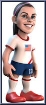 Alex Morgan (USWNT) from Minix - Football manufactured by Minix [Loose]
