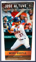 Jose Altuve (Gold Glove / Silver Slugger) (Houston Astros) from MLB - Stadium Giveaways - Bobbleheads manufactured by Unknown [Front]