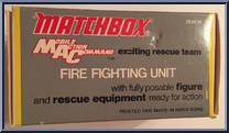 Fire Fighting Unit from Mobile Action Command - Basic Series manufactured by Matchbox [Front]