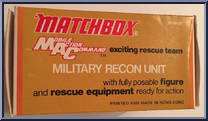 Military Recon Unit from Mobile Action Command - Basic Series manufactured by Matchbox [Front]
