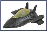 M.A.X.-Tech Stealth Jet (Black) / Pilot (Silver) from Mobile Action Extreme - Minimates - Vehicles manufactured by Diamond Select [Loose]