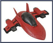 M.A.X.-Tech Stealth Jet (Red) / Pilot (Red) Action Figure