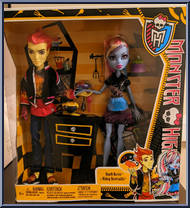 Heath Burns & Abbey Bominable from Monster High - Classroom manufactured by Mattel [Front]