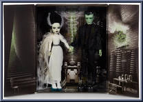 Bride of Frankenstein / Frankenstein from Monster High - Skullector manufactured by Mattel [Front]