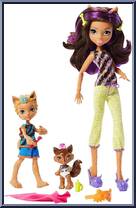 Clawdeen Wolf / Barker Wolf / Weredith Wolf Action Figure