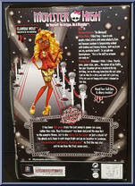 Clawdia Wolf (Hauntlywood) from Monster High - Frights, Camera, Action! manufactured by Mattel [Back]